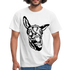 Lustiger Esel Riesen Lippe Männer T-Shirt - weiß