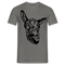 Lustiger Esel Riesen Lippe Männer T-Shirt - Graphit