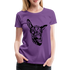 Lustiger Esel Frauen Premium T-Shirt - Lila