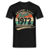 50. Geburtstag Geboren August 1972 Awesome Since 1972 T-Shirt - Schwarz