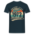 50. Geburtstag Geboren August 1972 Awesome Since 1972 T-Shirt - Navy