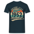 70. Geburtstag Geboren August 1952 Awesome Since 1952 T-Shirt - Navy