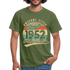 70. Geburtstag Geboren August 1952 Awesome Since 1952 T-Shirt - Militärgrün