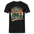 40. Geburtstag Geboren August 1982 Awesome Since 1982 T-Shirt - Schwarz