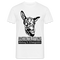 Anstaltsleitung Esel Abteilung für Schwergestörte Lustiges Arbeits T-Shirt - weiß