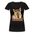 Hunde Shirt Wuff Wuff Madafakas Lustiges Hunde Frauen Premium T-Shirt - Schwarz