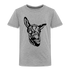 Lustiger Esel Kinder Premium T-Shirt - Grau meliert