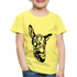 Lustiger Esel Kinder Premium T-Shirt - Gelb