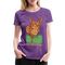 Lustiger Esel - Ich verstehe Lustiges Frauen Premium T-Shirt - Lila