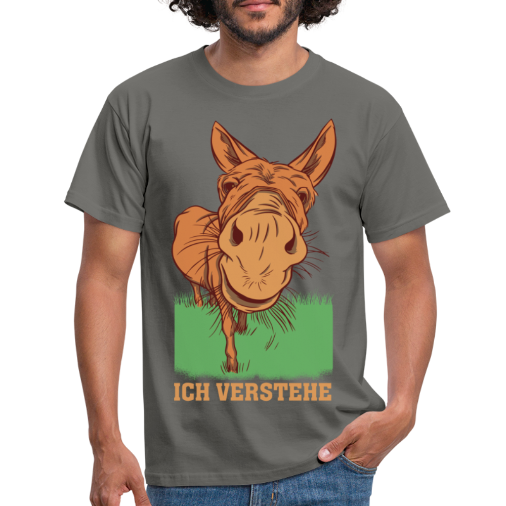 Lustiger Esel - Ich verstehe Lustiges T-Shirt - Graphit