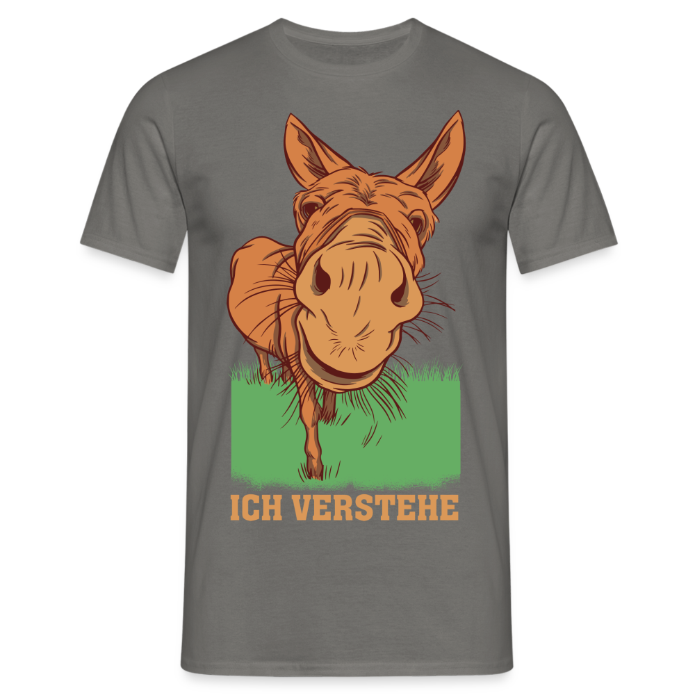 Lustiger Esel - Ich verstehe Lustiges T-Shirt - Graphit