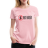 Nur Gucken Nicht Anfassen Lustiges Frauen Premium T-Shirt - Hellrosa