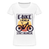 E-Bike Shirt - Lächeln statt hecheln - Lustiges Frauen Premium T-Shirt - weiß