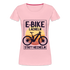 E-Bike Shirt - Lächeln statt hecheln - Lustiges Frauen Premium T-Shirt - Hellrosa