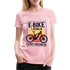 E-Bike Shirt - Lächeln statt hecheln - Lustiges Frauen Premium T-Shirt - Hellrosa