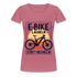 E-Bike Shirt - Lächeln statt hecheln - Lustiges Frauen Premium T-Shirt - Malve