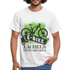 E-Bike Shirt - Lächeln statt hecheln - Lustiges T-Shirt - weiß