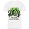 E-Bike Shirt - Lächeln statt hecheln - Lustiges T-Shirt - weiß