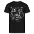 Stolzer Tiger mit Augenklappe T-Shirt - Schwarz