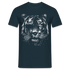 Stolzer Tiger mit Augenklappe T-Shirt - Navy