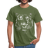 Stolzer Tiger mit Augenklappe T-Shirt - Militärgrün