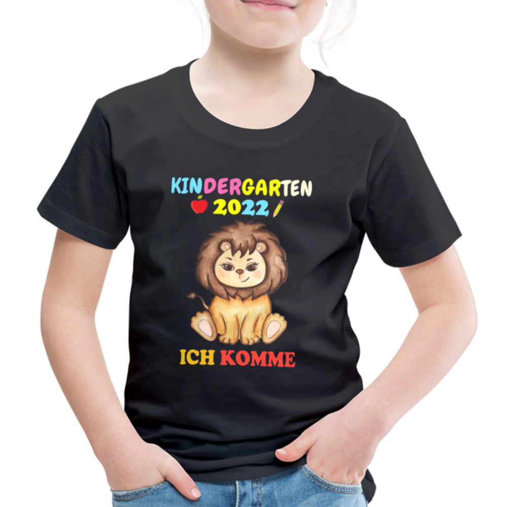 Kindergarten 2022 Shirt Ich komme in den Kindergarten Premium T-Shirt - Schwarz