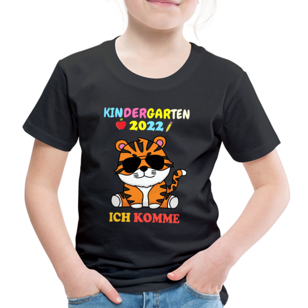 Kindergarten 2022 Shirt Ich komme in den Kindergarten Premium T-Shirt - Schwarz