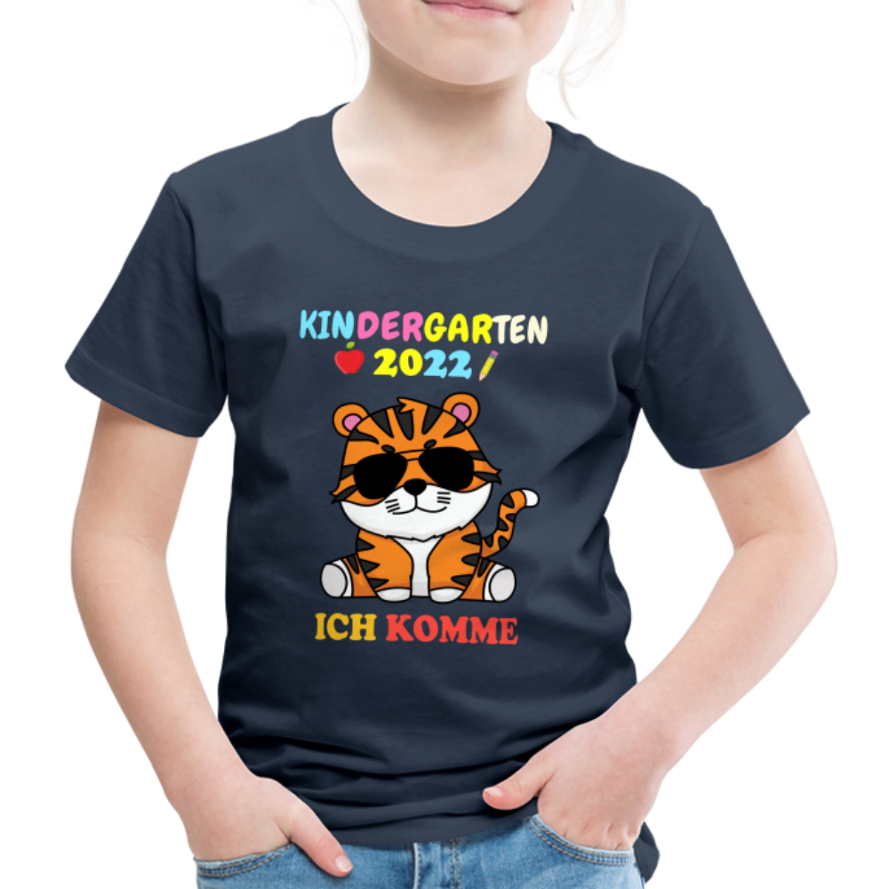 Kindergarten 2022 Shirt Ich komme in den Kindergarten Premium T-Shirt - Navy