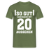 20. Geburtstag So gut kann man mit 20 aussehen Lustiges Geschenk Männer T-Shirt - Militärgrün