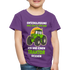 Traktor Shirt Bin zu spät hab einen Traktor gesehen Kinder Premium T-Shirt - Lila