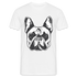 Hundeliebhaber Shirt Französische Bulldogge T-Shirt - weiß