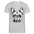 Hundeliebhaber Shirt Französische Bulldogge T-Shirt - Grau meliert