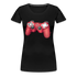 Gamer Shirt Controller Gaming Video Games Geschenk Frauen Premium T-Shirt - Schwarz