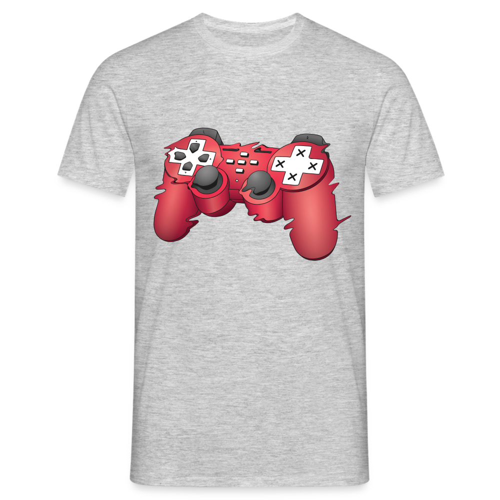 Gamer Shirt Controller Gaming Video Games Geschenk T-Shirt - Grau meliert