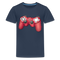 Gamer Shirt Controller Gaming Video Games Geschenk Teenager Premium T-Shirt - Navy