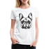 Hundeliebhaberin Shirt Französische Bulldogge Frauen Premium T-Shirt - weiß