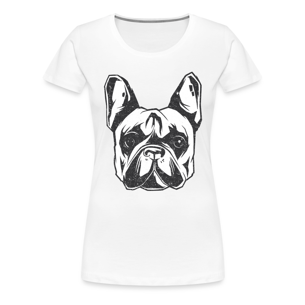 Hundeliebhaberin Shirt Französische Bulldogge Frauen Premium T-Shirt - weiß