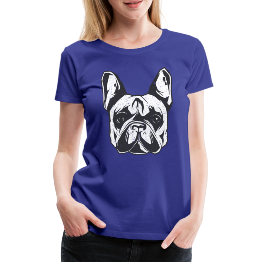 Hundeliebhaberin Shirt Französische Bulldogge Frauen Premium T-Shirt - Königsblau