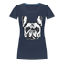 Hundeliebhaberin Shirt Französische Bulldogge Frauen Premium T-Shirt - Navy