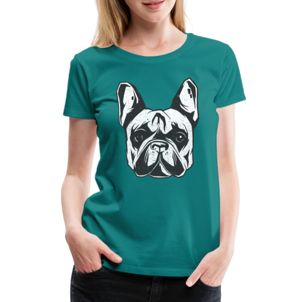 Hundeliebhaberin Shirt Französische Bulldogge Frauen Premium T-Shirt - Divablau
