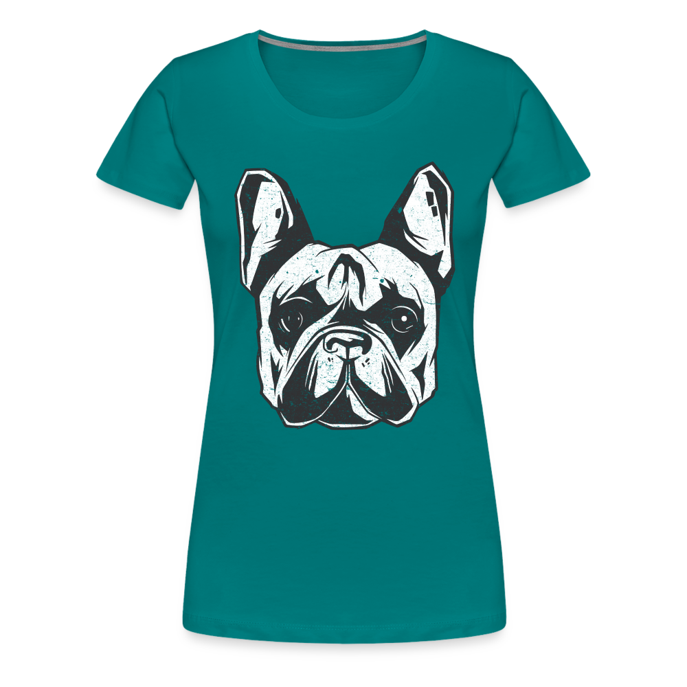 Hundeliebhaberin Shirt Französische Bulldogge Frauen Premium T-Shirt - Divablau