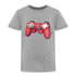 Gamer Shirt Controller Gaming Video Games Geschenk Kinder Premium T-Shirt - Grau meliert