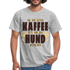 Kaffe und Hund Shirt Vor dem ersten Kaffee nur den Hund ansprechen T-Shirt - Grau meliert