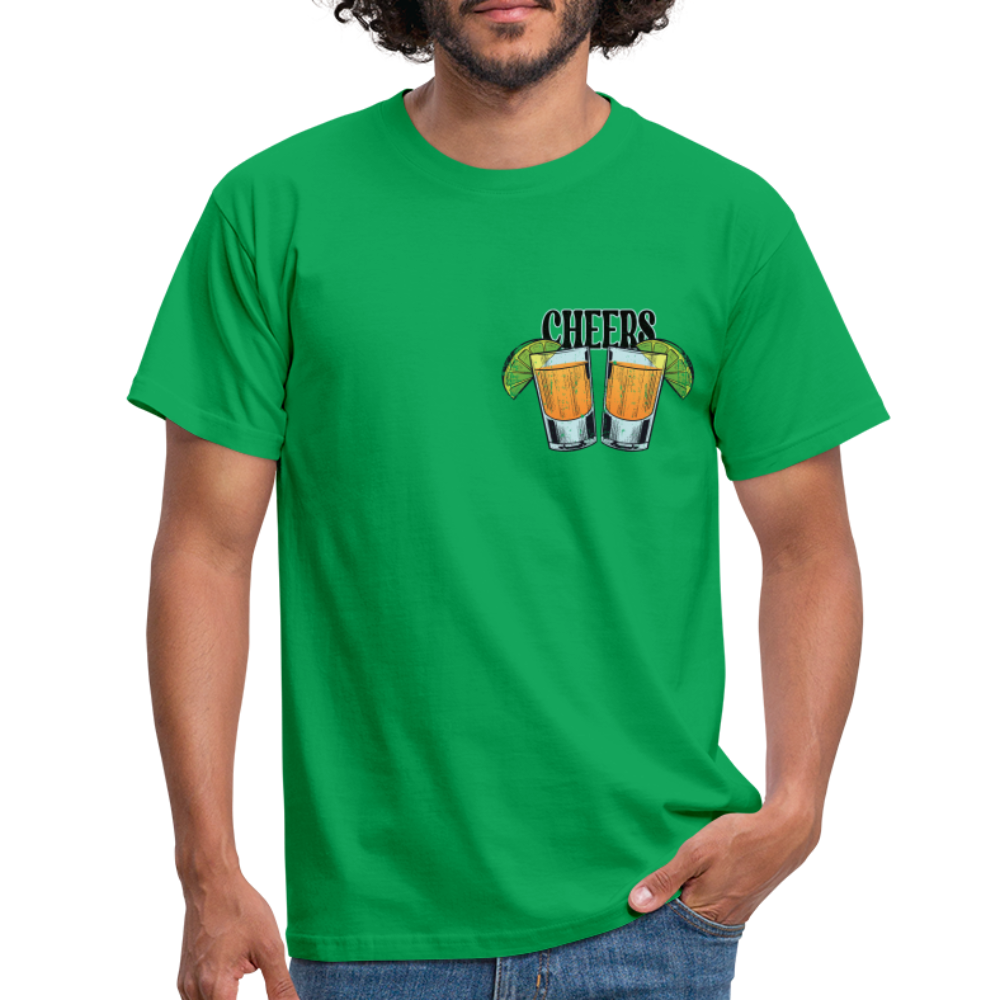 Sommer Shirt Cocktail Shot Cheers T-Shirt - Kelly Green