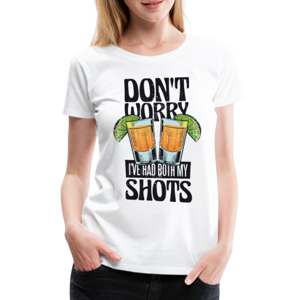 Sommer Shirt Cocktail Shot Cheers Frauen Premium T-Shirt - weiß