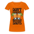 Sommer Shirt Cocktail Shot Cheers Frauen Premium T-Shirt - Orange