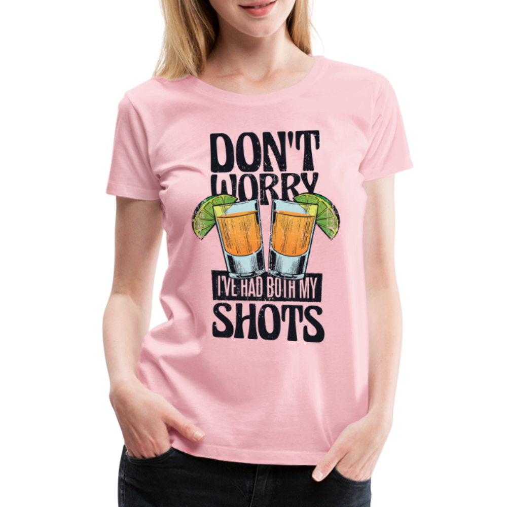 Sommer Shirt Cocktail Shot Cheers Frauen Premium T-Shirt - Hellrosa