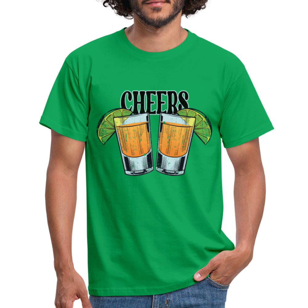 Sommer Shirt Cocktail Shot Cheers T-Shirt - Kelly Green