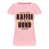 Kaffe und Hund Shirt Vor dem ersten Kaffee nur den Hund ansprechen Frauen Premium T-Shirt - Hellrosa