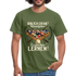 Billard Shirt Hinsetzen zugucken und lernen Lustiges Billard T-Shirt - Militärgrün